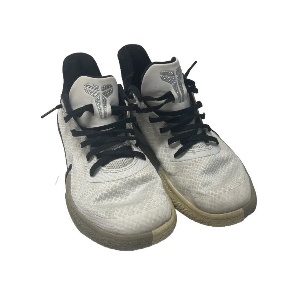 Nike Kobe Bryant Mamba Focus Sneakers Zoom Air Lace Up White Black Sz 8.5